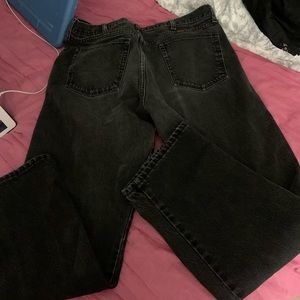 rustler black jeans